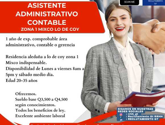 Asistente administrativo contable