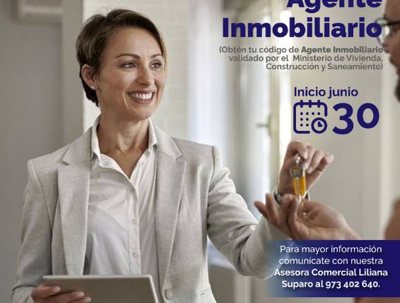 CURSO DE ESPECIALIZACIÓN DE AGENTE INMOBILIARIO 