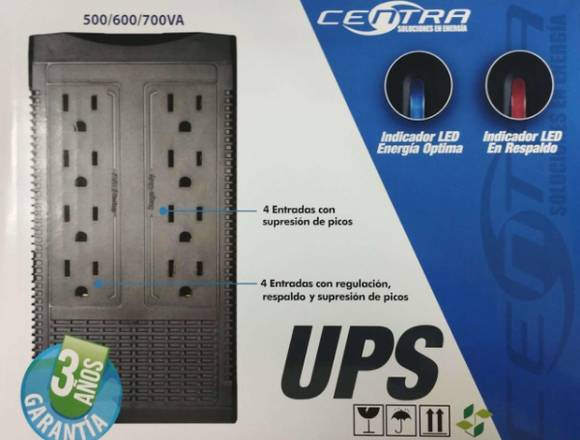 UPS CENTRA 500VA, 250W. 