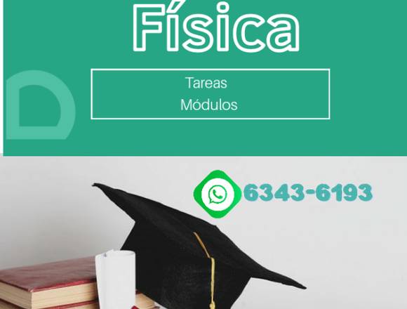 Te ayudamos en tus tareas y modulos de Fisica