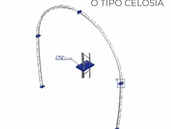 RETICULADAS O CELIOSA/ CIMBRAS METALICAS