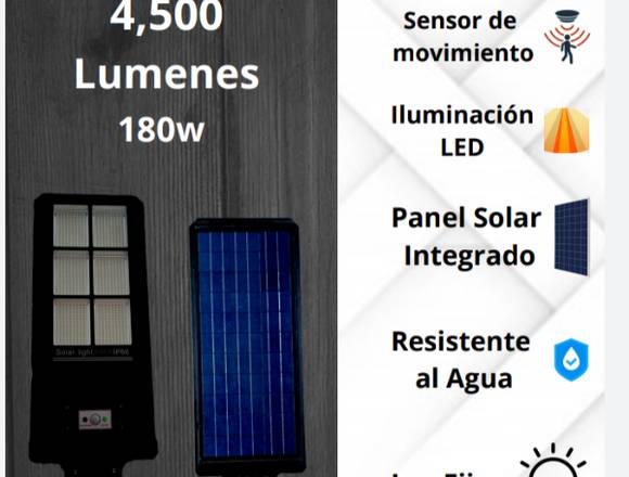 Paneles solares y lámparas solares 