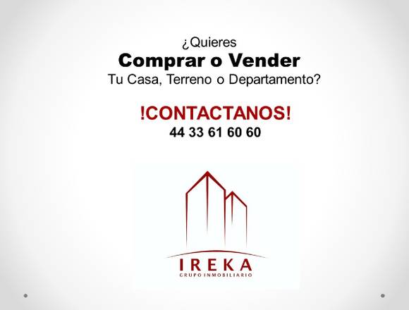 ¿Quieres comprar o vender una propiedad?