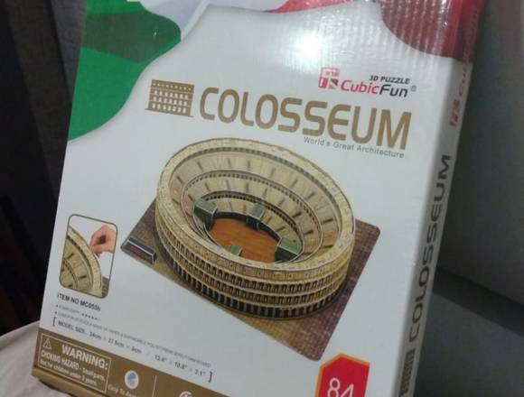 Puzzle para armar Coliseo Romano