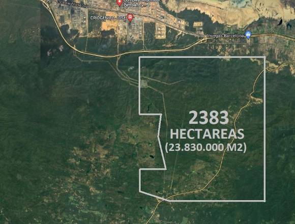 VENTA TERRENO FTE CRIOGENICO  JOSE. EDO ANZOATEGUI