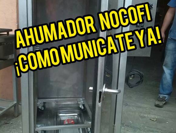 ahumador para chorizos en acero 