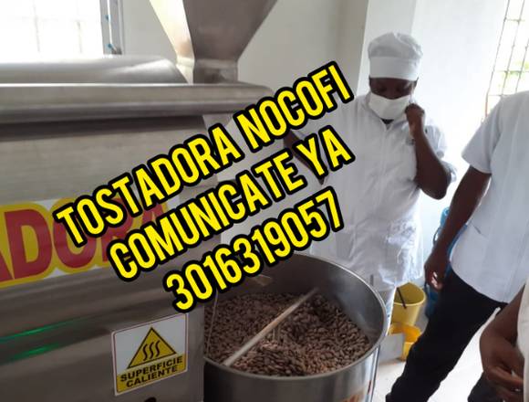 Tostadora De Cacao Con Tanque De Enfriamiento.