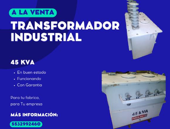 Transformador  industrial de 45 kva