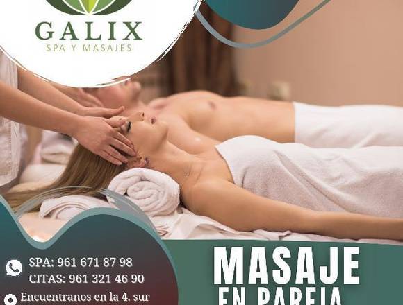 Spa masaje en pareja