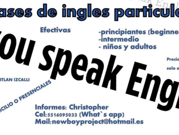 Clases de ingles particulares