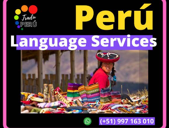 Peru language Services /traducción de idiomas Perú