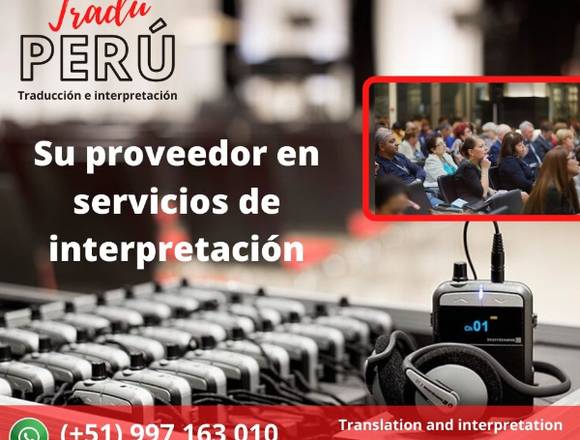 Traducción Virtual o remota -   idiomas Perú 