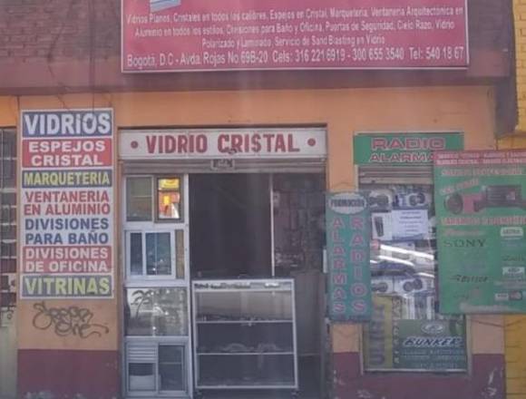 almacen de vidrios en venta