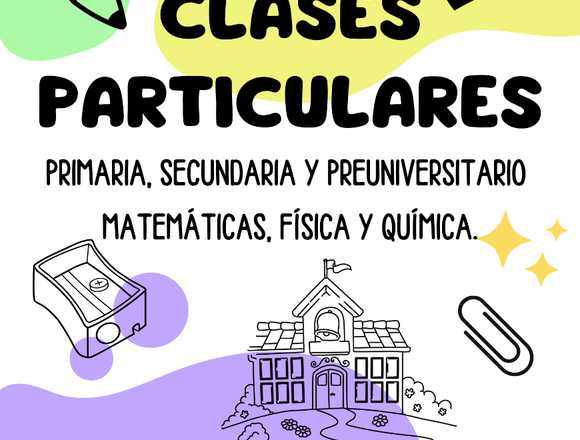 Clases Particulares de Nivelación 