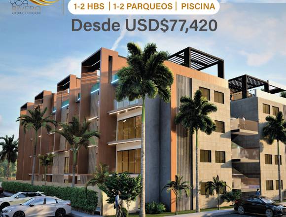 VENTA DE APARTAMENTOS EN PROYECTO EN PUNTA CANA