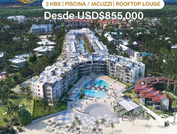 VENTA DE APARTAMENTOS EN PROYECTO EN PUNTA CANA