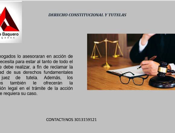 DERECHO CONSTITUCIONAL Y TUTELAS