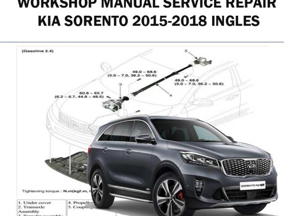 Manual De Taller Kia Sorento 2015-2018 Ingles