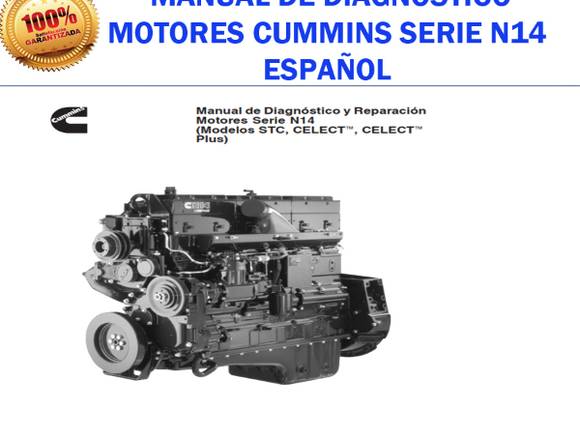 Manual Taller Motores Cummins Serie N14 Español