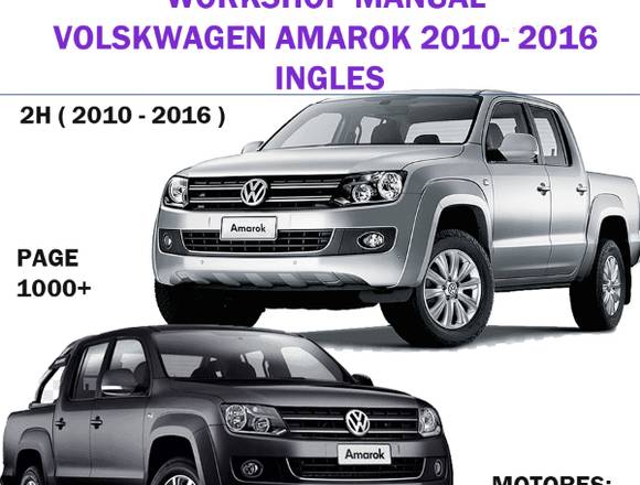 Manual Taller Volkswagen Amarok 2H 2010-16 Ingles