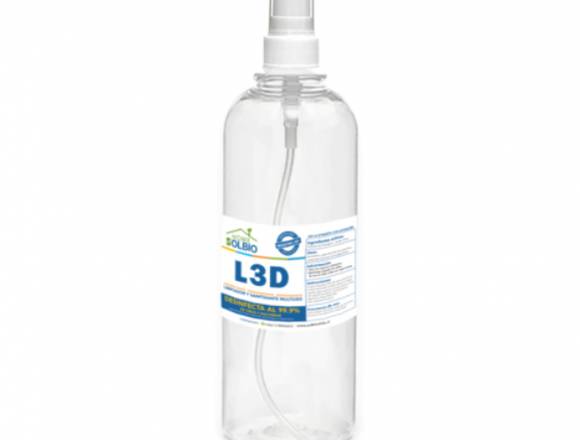 Desinfectante y sanitizante L3D 500 cc