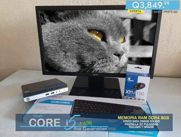 Oferta de cpu ultra SLIM Core i5 9na G