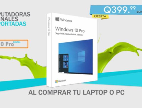 Licencia original de Windows 10 