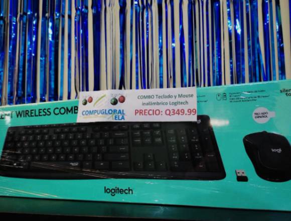 Combo de teclado inalámbrico.