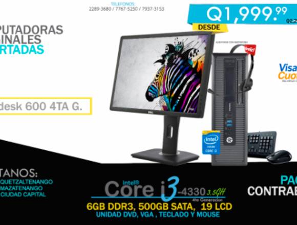 Computadora Core i3 oferta con 6Gb RAM