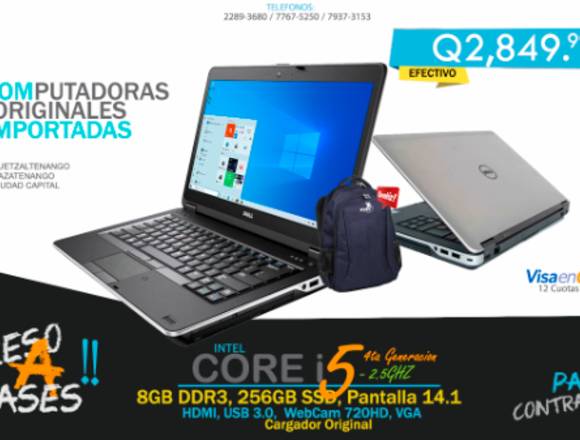 Oferta de laptop DELL Core i5 4ta G+Mochila gratis