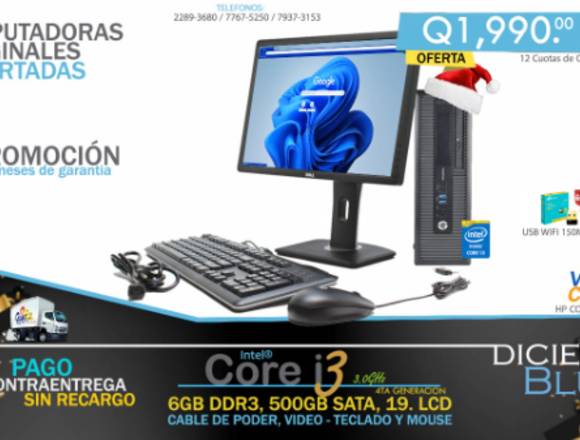 Oferta navideña core i3 4ta generación.