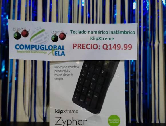 Teclado numérico inalámbrico ZYPHER