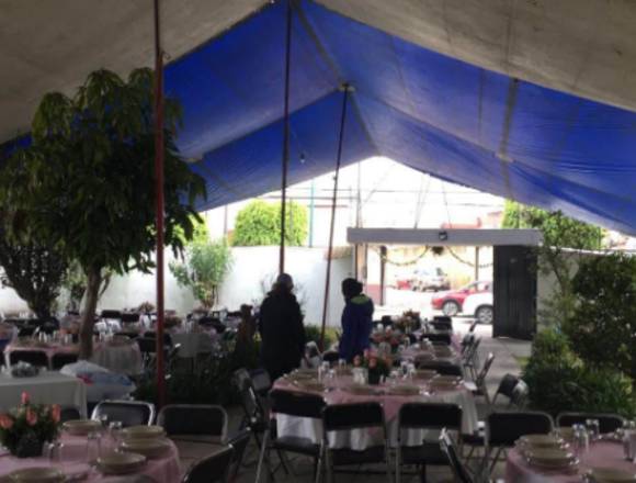 Jardin, terraza para eventos y fiestas