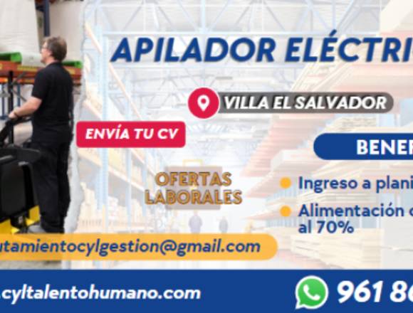 50 APILADOR ELÉCTRICO – VILLA EL SALVADOR/ALEDAÑOS