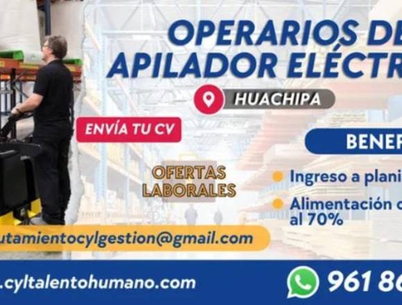 60 APILADOR ELÉCTRICO – HUACHIPA C/S EXPERIENCIA