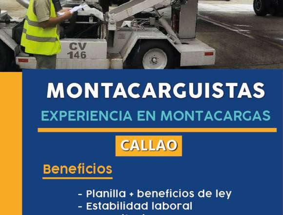 OPERADOR DE MONTACARGA - CALLAO