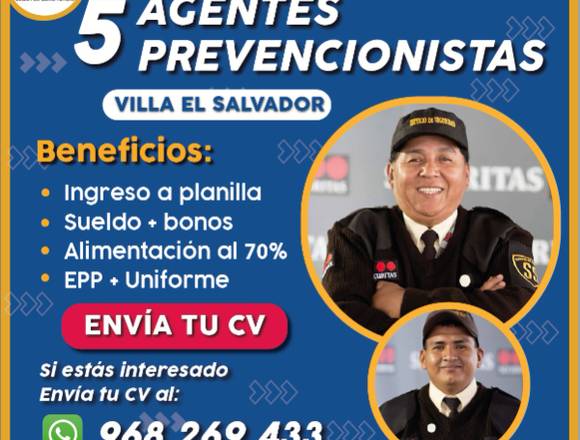 Agente de Seguridad - Villa El Salvador - Planilla