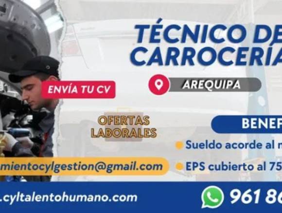 50 TÉCNICOS DE CARROCERÍA-AREQUIPA