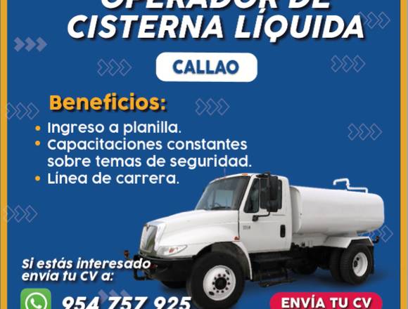 20 CONDUCTORES DE CAMIÓN CISTERNA LIQUIDA