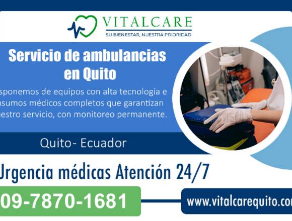 Servicio de ambulancia en Quito