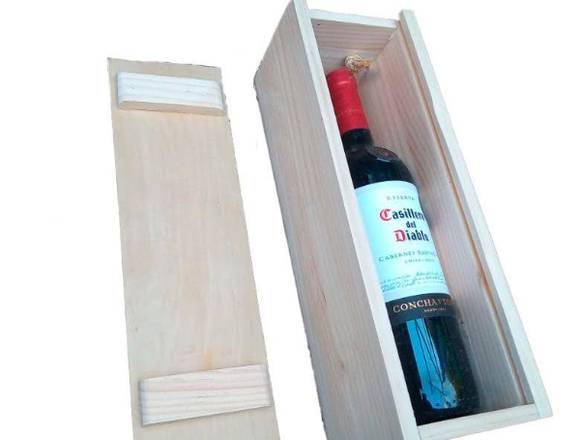 Fabricación de Cajas de Madera para Vino 750ml