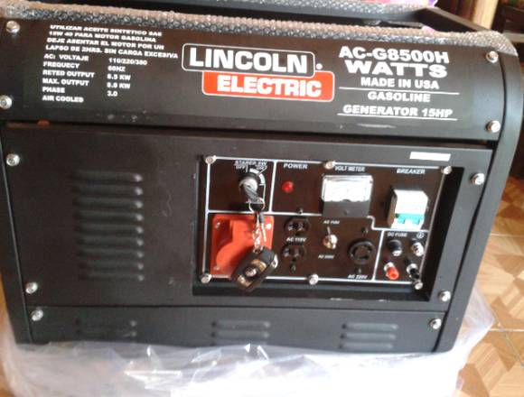 Generador de electricidad  LINCOLN