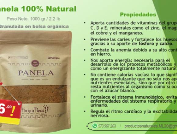 Panela Granulada (1 Kg)