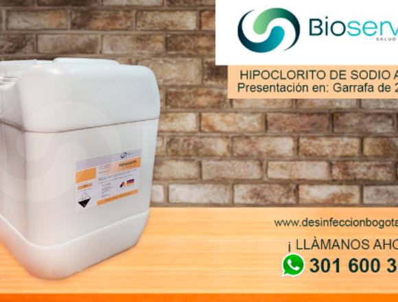 venta de hipoclorito de sodio en bogota