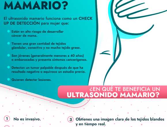 ¿Quien debe realizarse un Ultrasonido Mamario?