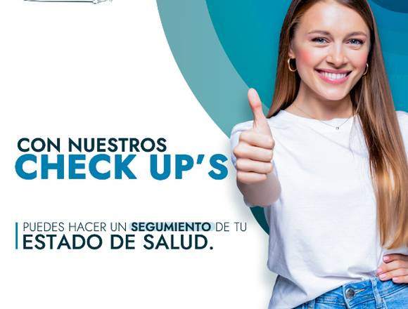 ¡Te gustaria realizarte un Checkup´s!