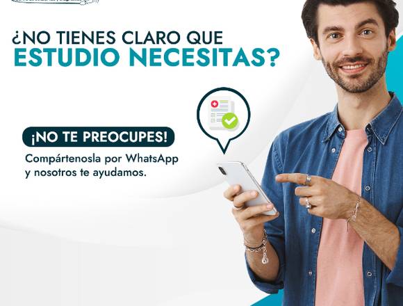 ¿Necesita  estudio de laboratorio, o ultrasonido?