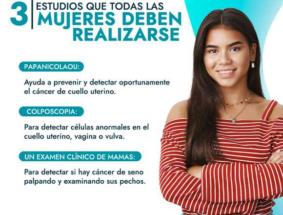 ¡3 estudios que toda mujer debe relizarse!