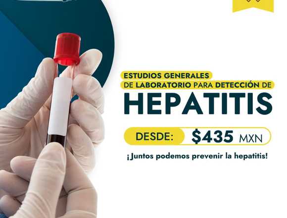 ¡Estudios generales de hepatitis!