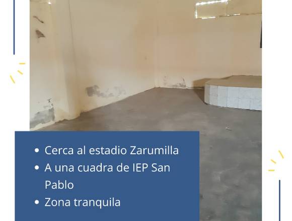 SE VENDE AMPLIO LOCAL EN ZARUMILLA, TUMBES